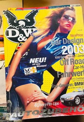 D&W Katalog * von 2003* Sportliches Autozubehör und mehr... * Rarität