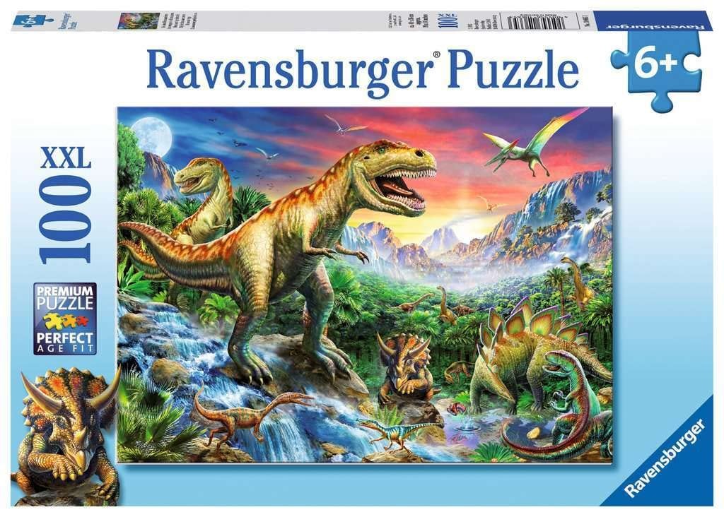 Puzzle 100 pièces Au Temps des Dinosaures 10665 3, cadeau enfant