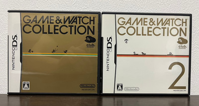 Game & Watch Collection 1 2 Set Limited Club Nintendo DS NDS Japanese ver getestet