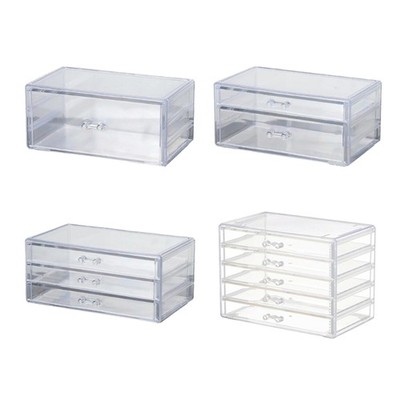 High Transparency Acrylic Storage Drawers for Jewelry and Vanity Essential