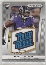 2013 Panini Prizm Rated Rookie Manufactured Matt Elam #269 Patch 0o9