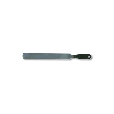CRESCENT Nicholson Axe File 8in Steel Dbl/Sgl Cut Rectangular 06706NN