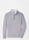 NWT Peter Millar Perth Sugar Stripe Performance Quarter Zip Pullover