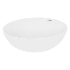 Vasque à poser lavabo céramique rond Ø 400 mm évier lave-main pour salle de bain