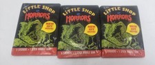 1986 Topps Little Shop of Horrors Sealed Wax Packs Lot of 3 w Stickers Bubble