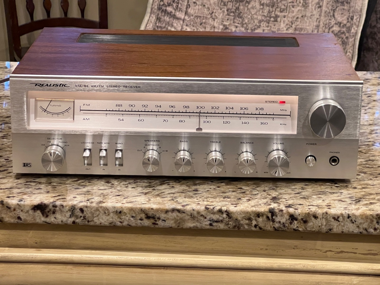 Realistic STA-64 vintage audio equipment - eBay listing photo 4