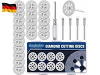 20 StüCk Diamant Trennscheiben (30Mm) FüR Dremel Rotationswerkzeug ZubehöR, Mi