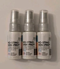 3 PC Smith+Nephew No-Sting Skin Prep Spray 1 oz Alcohol Free Protective Dressing
