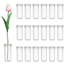 28Pcs Floral Water Tubes 2 Inch Clear Flower Tubes Transparent