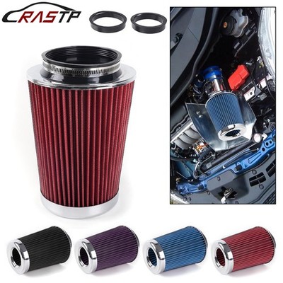 3'',3.5'',4'' Inlet, 9''Tall High Flow Cold Purple Air Intake Air Filter Replacement