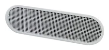 Master Flow EAP412W Oval White UV Resistant Resin Soffit Vent 12 L x 4 W in.