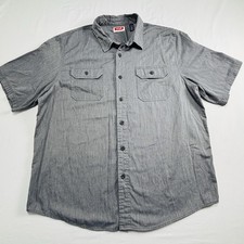 Grey Wrangler cotton button-up shirt size XL - Perfect condition M479