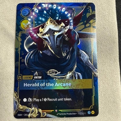 Viktor - Herald of the Arcane 265/298 Rare Origins Riftbound Foil Near Mint