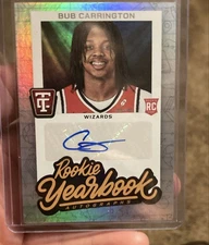 24-25 Totally Certified Rookie Yearbook Autgraphs Bub Carrington #RYA-BUB AU, RC