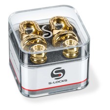 Schaller 14010501 Security Straplocks, Set Gold