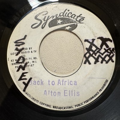 Alton Ellis - Back To Africa (7'', Han) 1971  Syndicate