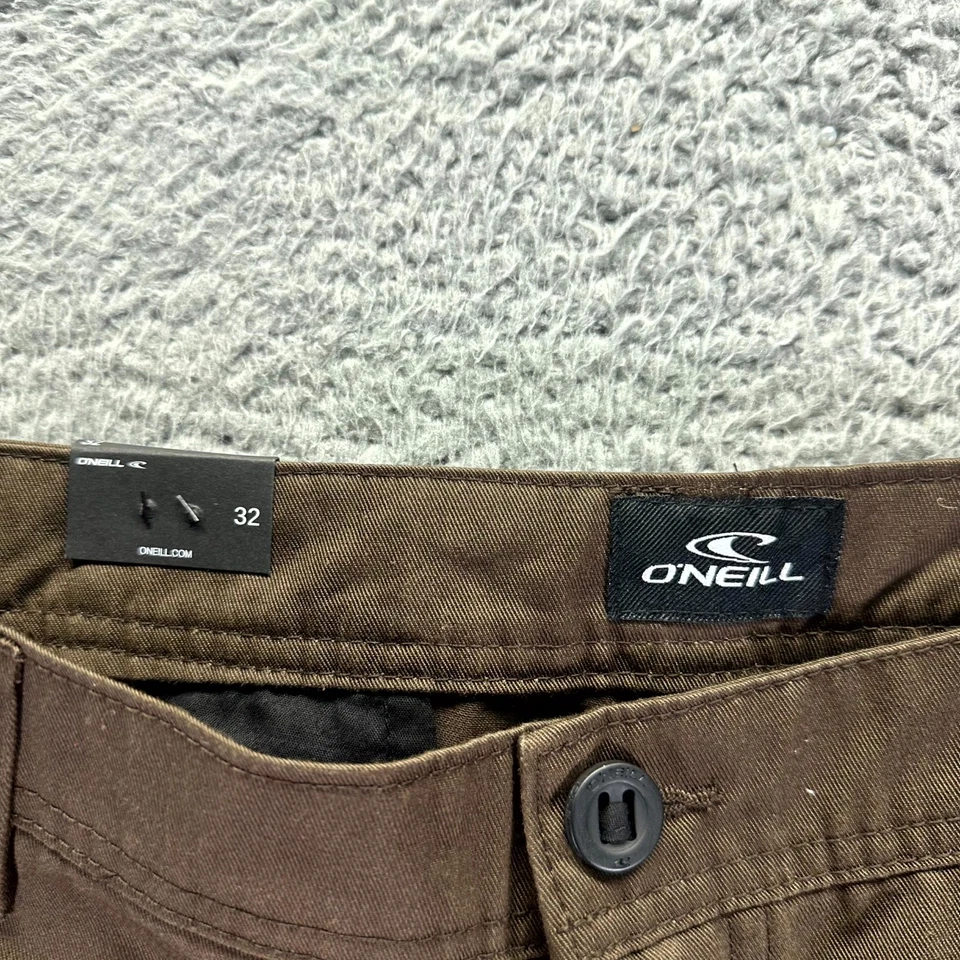 Oneill Pants Mens 32x32 Brown Polyester Chino Classic Workwear Travel Preppy - Image 3 of 4