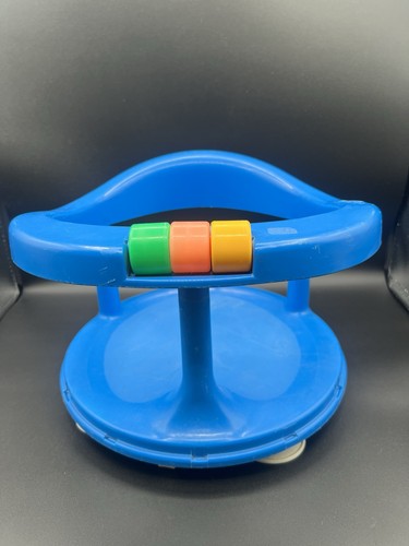 Vtg Safety 1st Bath Tub Ring Chair 1989 Baby Seat w/ Suction Cups Made in USA