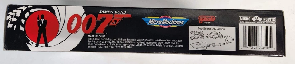 Galoob Micro Machines = 007 James Bond Vehicle & Character Set = #74810 MIB - Image 4 of 4