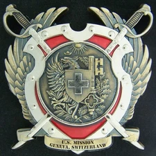 Marine Security Guard Detachment MSG Geneva Switzerland Challenge Coin