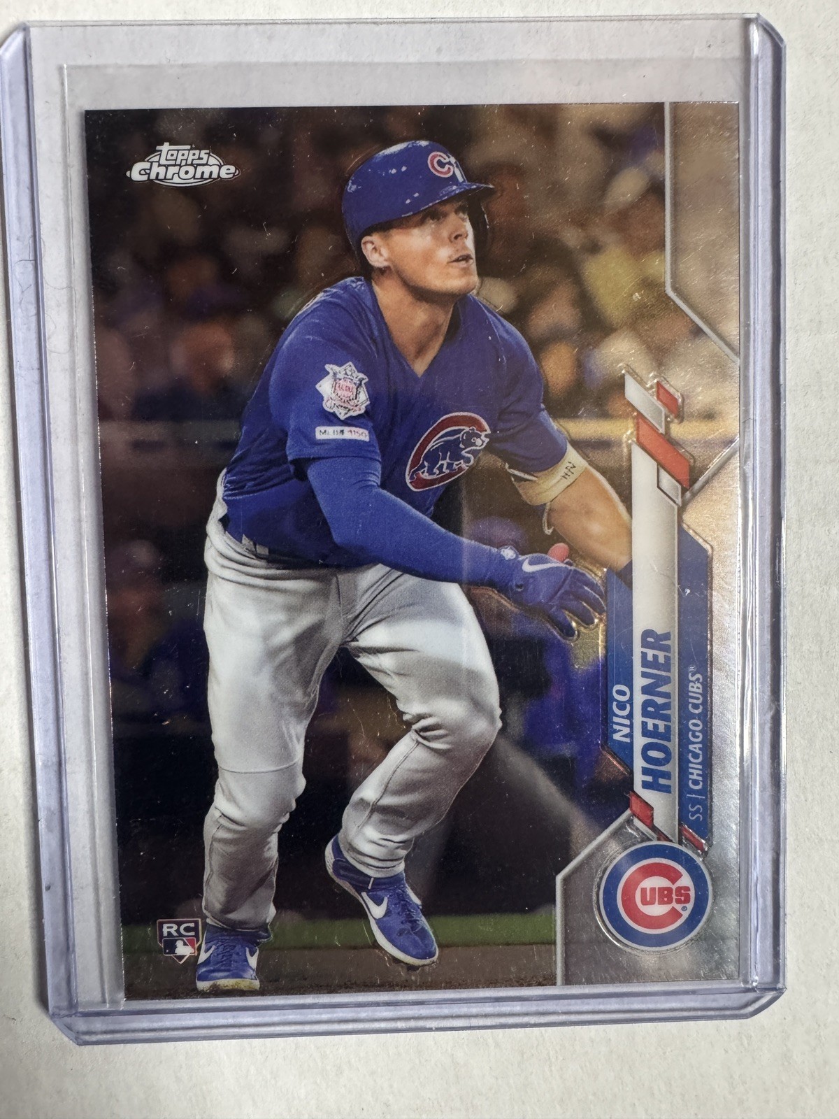 2020 Topps Chrome Nico Hoerner RC 161 | Chicago Cubs