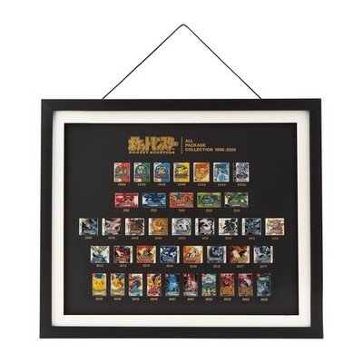 Pokemon Pin Badge All Package Collection 1996-2025 Framed Art