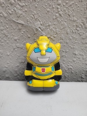 Hallmark 2018 Decoupage Shatterproof Xmas Tree Ornament Transformers Bumblebee