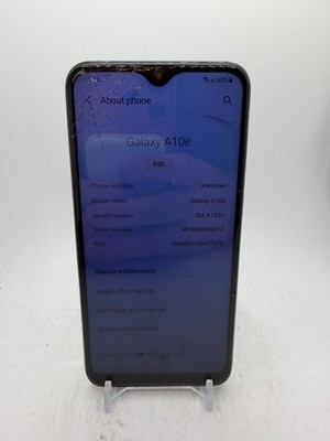 Samsung Galaxy A10e - Blue - 32GB - (Cricket) - functional