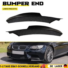 F�r BMW 3er E90 E91 2008-2012 LCI Frontspoiler Ecken Flaps Spoiler Carbon-Optik