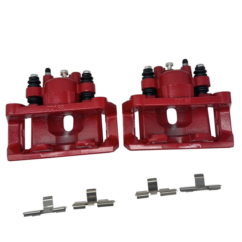 Pinzas traseras recubiertas de polvo S4836 para Chrysler Dodge Ram 1500 Classic Durango Foto 3 de 4