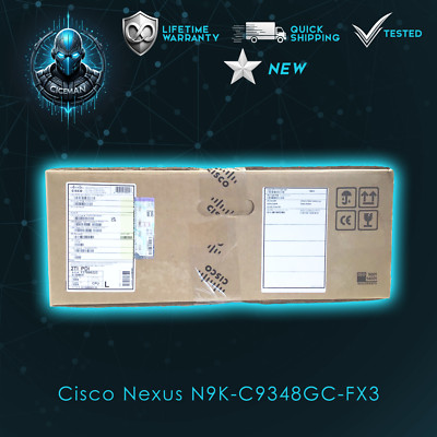 Cisco Nexus N9K-C9348GC-FX3 9300 48p 100M/1GT T25G T100G Base-X 3 Layer Unit