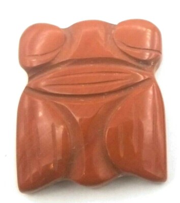 New Vintage Carved Red Jasper Bee or Fly Stone Drilled For Charm Pendant Fash144