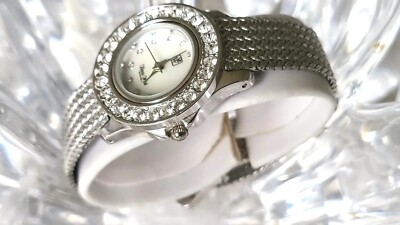 VICTORIA WIECK BEVERLY HILLS MOTHER OF PEARL DIAL WOMEN'S WATCH