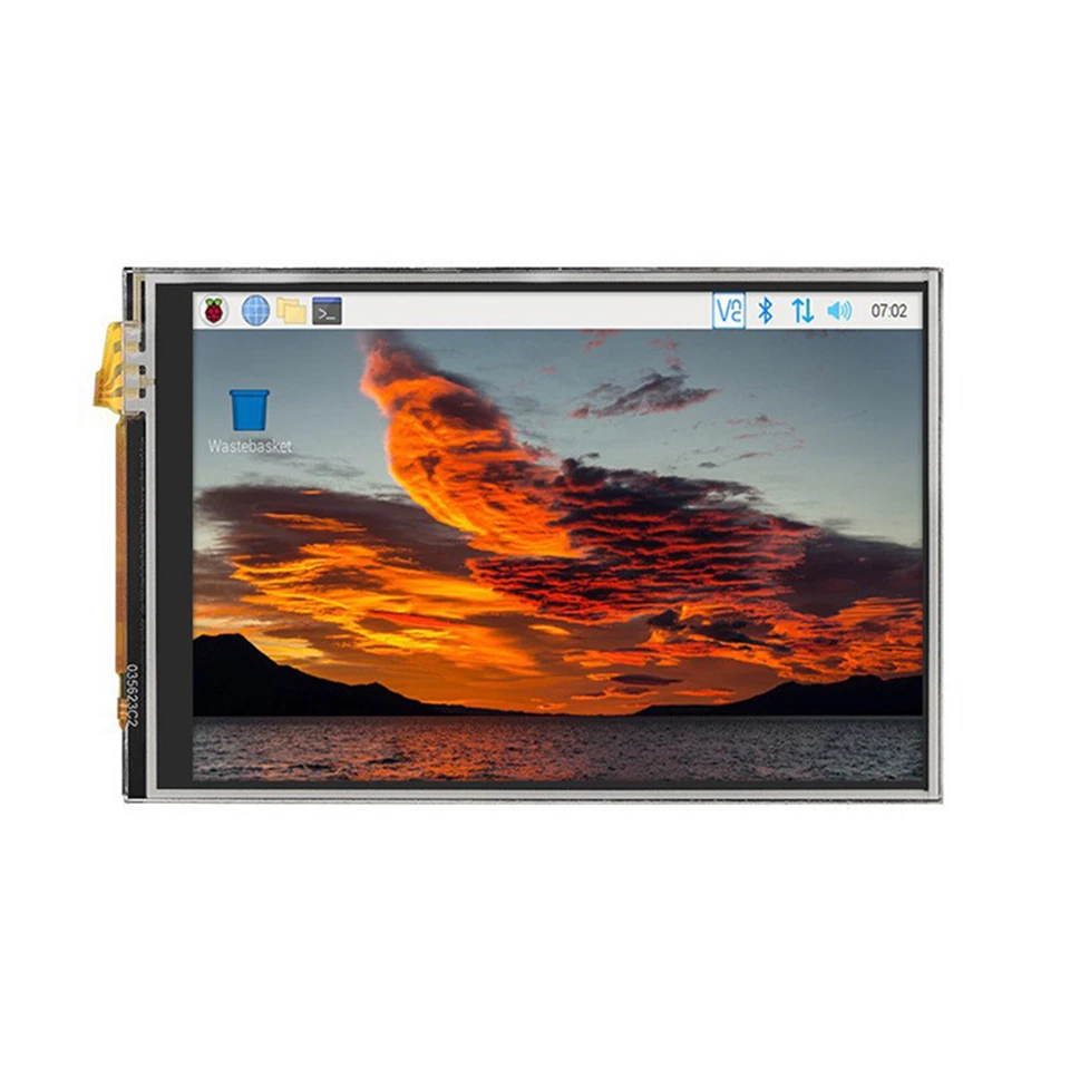 For Raspberry Pi 4B/3B+/Zewo 2W 3.5" Inch Touch Screen LCD Display with Case - Image 3 of 4