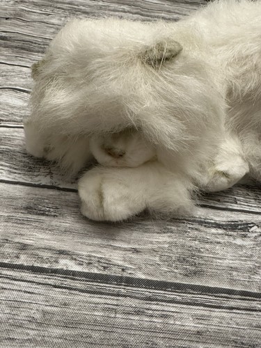 Russ Berrie Yomiko Plush White Long Haired Realistic Persian Cat - Picture 2 of 9