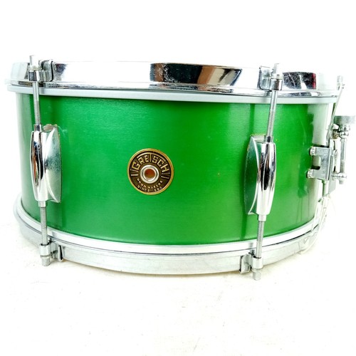 Gretsch 5.5x14" Green Metallic Lacquer 3Ply Maple Dixieland Snare Drum 50s RB BK