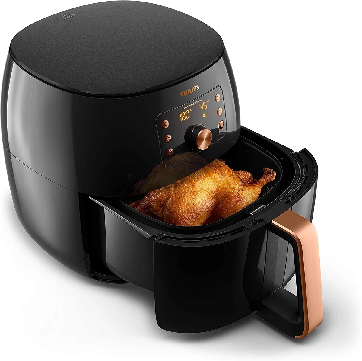 Philips Premium Airfryer XXL with Fat Removal and Rapid Air Technology  (Black) 