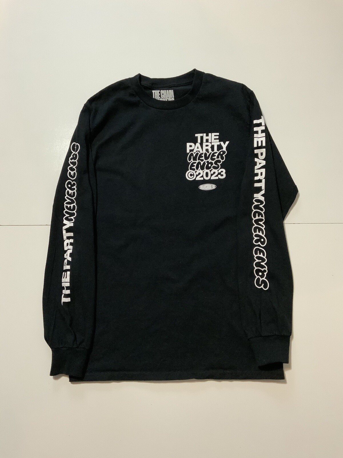 The Party Never Ends Long Sleeve T-Shirt