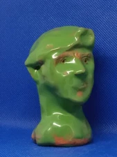 "SPC Larry" -Expensive Original Clay Sculpture. Hand made and glazed.