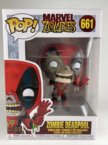 Funko Pop MARVEL ZOMBIES ZOMBIE DEADPOOL #661 free shipping