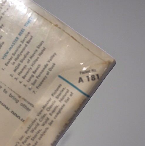 Vtg NOS ViewMaster Los Angeles Hollywood California 3 reel CBS Coliseum MGM A181 - Picture 3 of 3