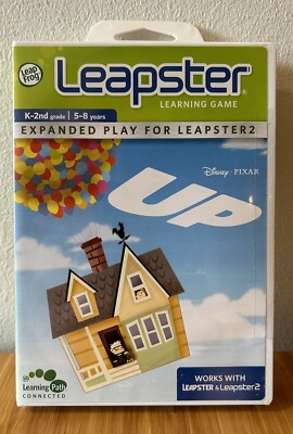 Seltene Disney/Pixar UP Lernspielkassette für Leapster & Leapster2 LeapFrog!