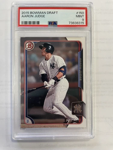 2015 Bowman Draft Aaron Judge Yankees PSA 9!!!! #150!!!