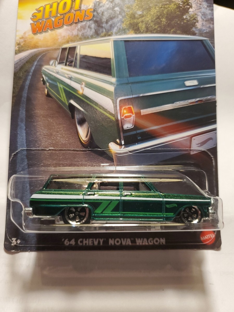 HOT WHEELS PREMIUM CAR CULTURE SERIES FAST WAGONS 1964 CHEVY NOVA - Foto 7