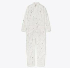 Carhartt WIP Women's Cass Off White Paint Splatter Cotton Coverall S