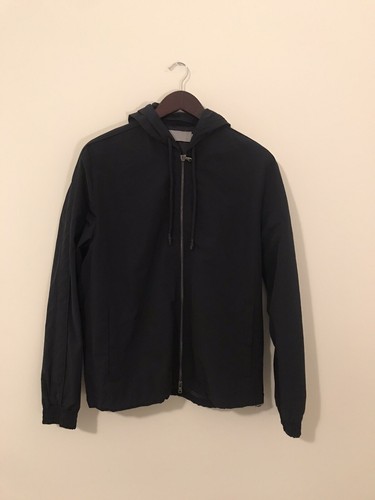 VINCE Navy Full Zip Hooded Jacket 