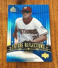 2005 Upper Deck Reflections Future Reflections #223 Ryan Zimmerman RC Blue /75
