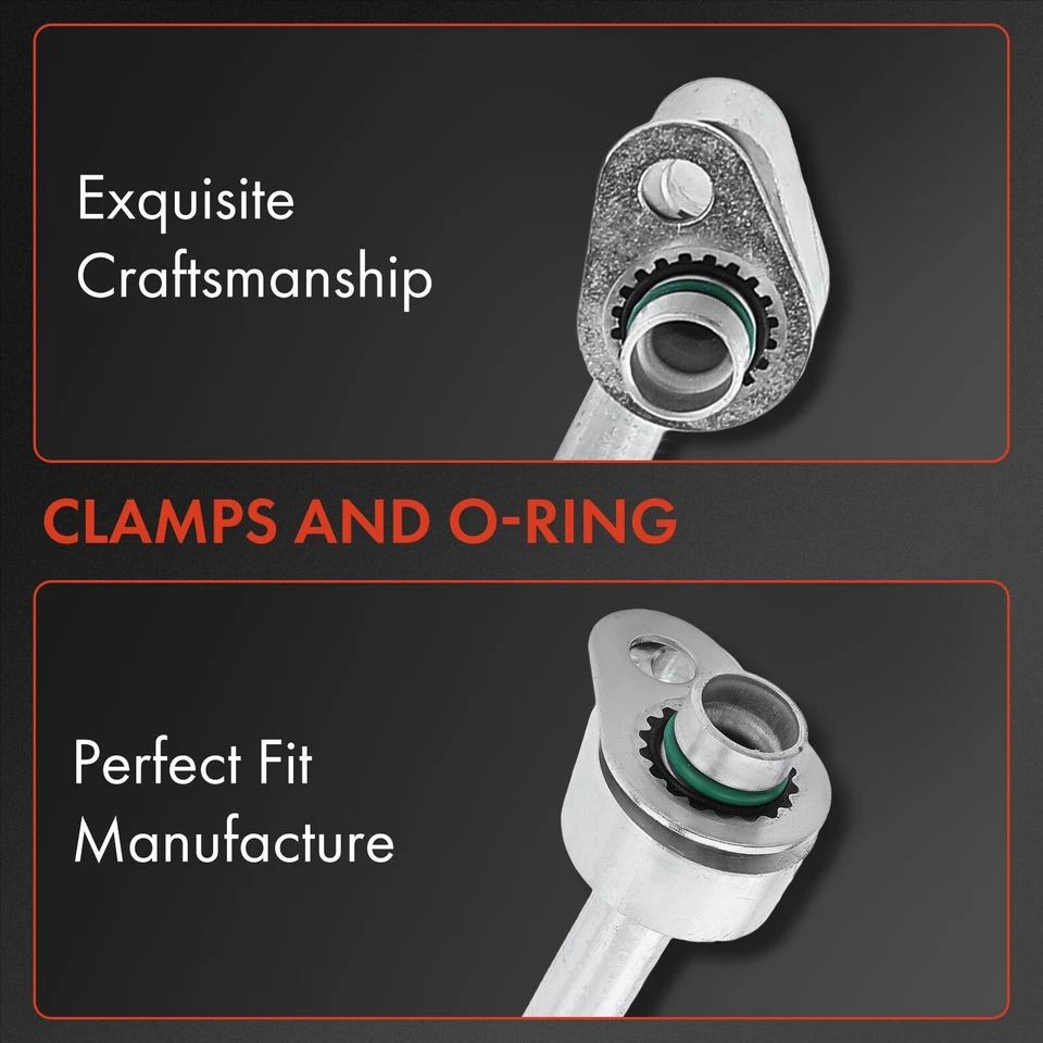 Manguera de descarga de refrigerante de aire acondicionado para Dodge Ram 1500 04-07 Ram 2500 2004 Ram 3500 Foto 3 de 4