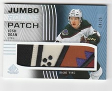 HOCKEY NHL 24/25  SPGU JUMBO ROOKIE PATCH JOSH DOAN UTAH  04/25 #JRP-JD