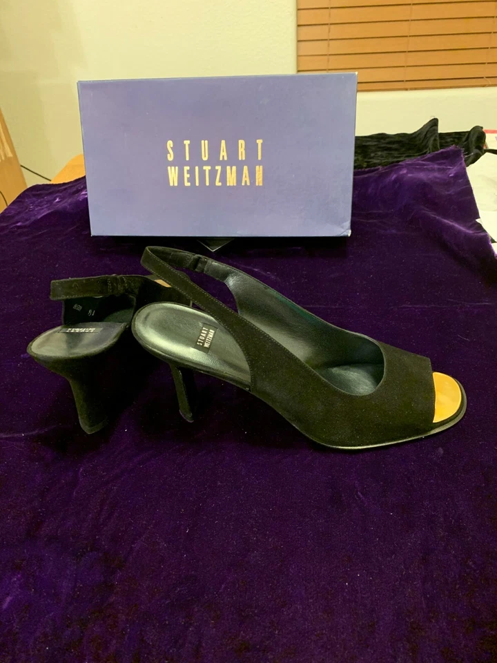 Stuart Weitzman NEW Sling Back Heels BEAUTIFUL and Comfortable w/Box - Image 4 of 4